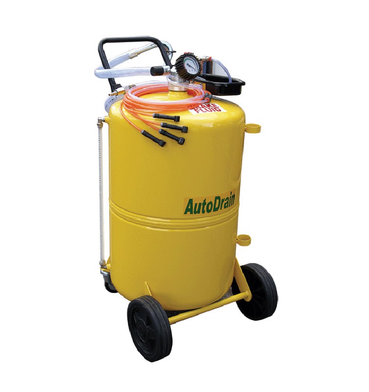 Image of AutoDrain Brake Fluid Mobile 90 | Quickly, safely and cleanly extract waste brake fluid from End of Life Vehicles