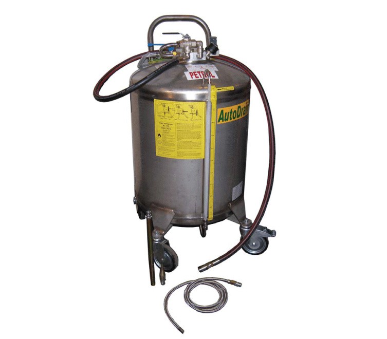 Image of AutoDrain Fuel Scavenger 120 Pro Stainless Steel | Designed to quickly and safely recover valuable petrol, diesel or contaminated fuel from all makes of vehicle