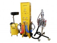 Image of AutoDrain QuickDrain Tower | Designed for the quick, safe and compliant removal of Oil, Coolant, Petrol and Diesel from End of Life vehicles